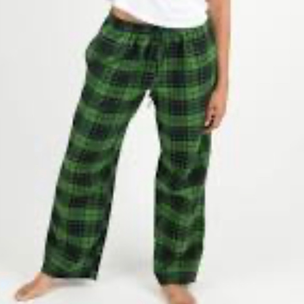 Green Flannel Pajama pants